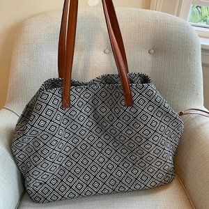 Sole Society geometric tote / weekender